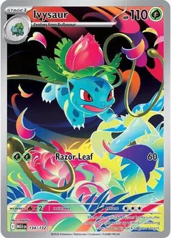 Ivysaur #134/132 Illustration Rare — ME01: Mega Evolution
