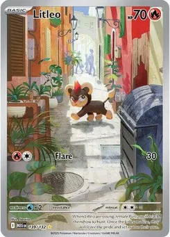 Litleo #139/132 Illustration Rare — Mega Evolution
