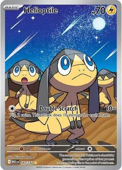 Helioptile #143/132 Illustration Rare — Mega Evolution