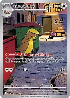 Gumshoos #153/132 Illustration Rare — Mega Evolution