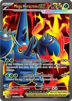 Mega Heracross ex #108/094 Ultra Rare — Mega Evolution—Phantasmal Flames