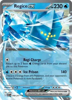 Regice ex #048/217 Double Rare — Mega Evolution—Ascended Heroes