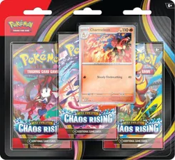 Mega Evolution—Chaos Rising 3-Pack Blister