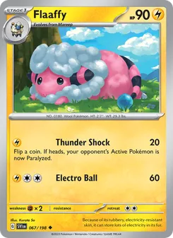 Flaaffy #067/198 Uncommon — Scarlet & Violet