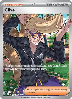 Clive #227/091 Ultra Rare — Scarlet & Violet—Paldean Fates