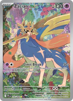 Zacian #100/094 Illustration Rare — Mega Evolution—Phantasmal Flames