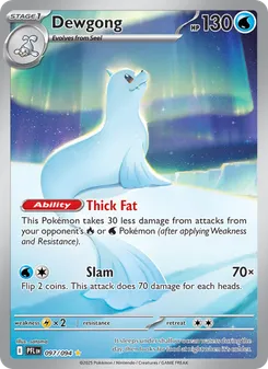 Dewgong #097/094 Illustration Rare — Mega Evolution—Phantasmal Flames