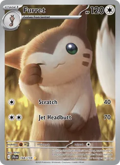 Furret #168/159 Illustration Rare — Scarlet & Violet—Journey Together