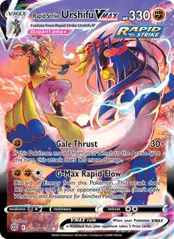 Rapid Strike Urshifu VMAX #TG21/TG30 Ultra Rare — Sword & Shield—Brilliant Stars