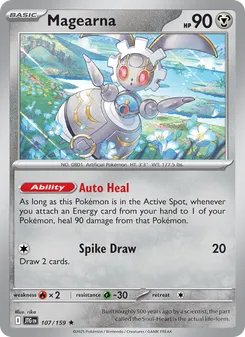 Magearna #107/159 Rare — Scarlet & Violet—Journey Together