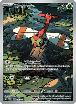 Yanma #183/182 Illustration Rare — Scarlet & Violet—Destined Rivals