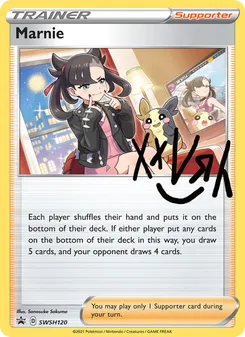 Marnie - SWSH120 #SWSH120 Promo — Sword & Shield—SWSH Black Star Promos